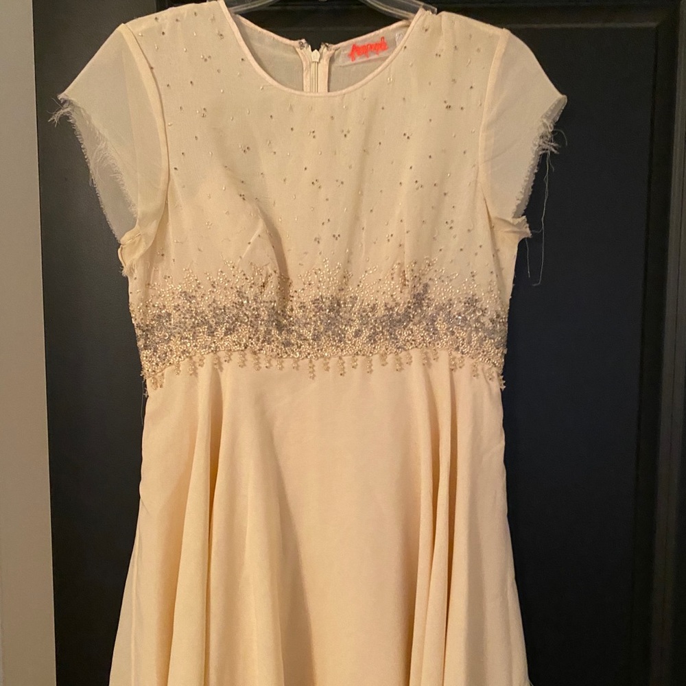Free People Embellished Tulle Dress